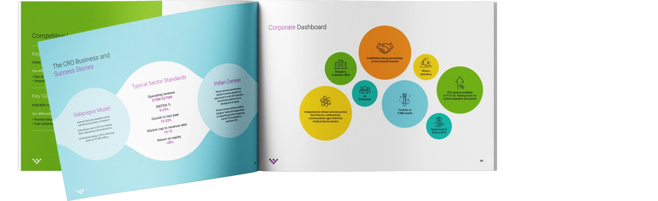 vipragen branding - brochure design